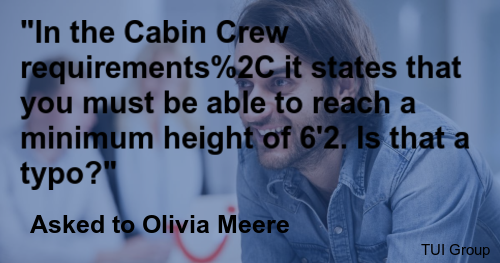 In The Cabin Crew Requirements It States That You Must Be Able To